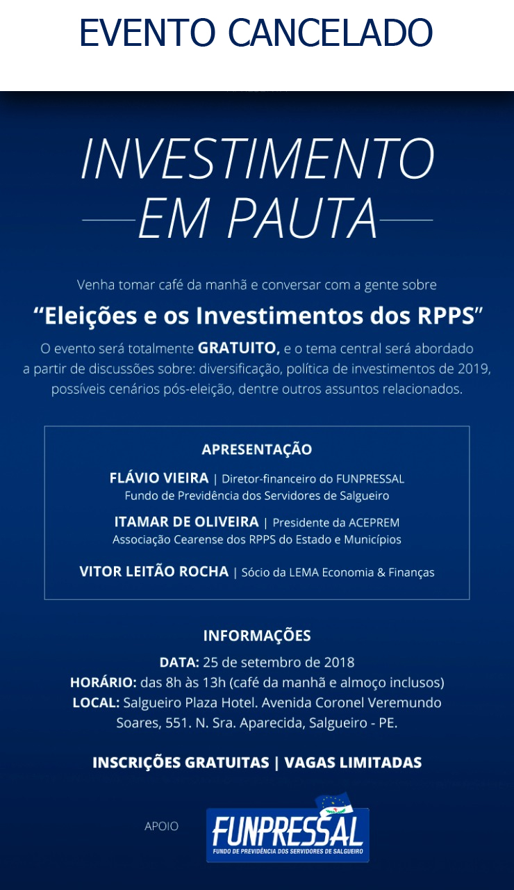 Evento – CANCELADO