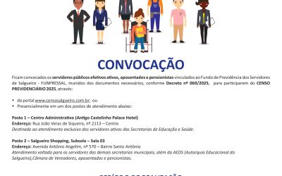 Censo previdenciário 2025